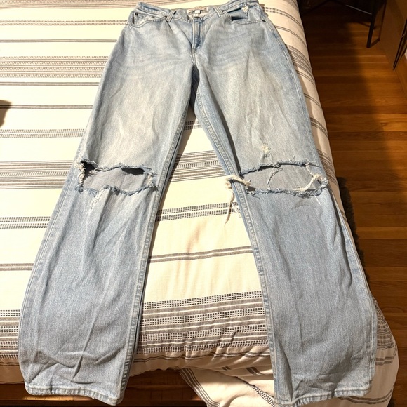 A&F 90s Straight Ultra High Rise - Picture 1 of 7